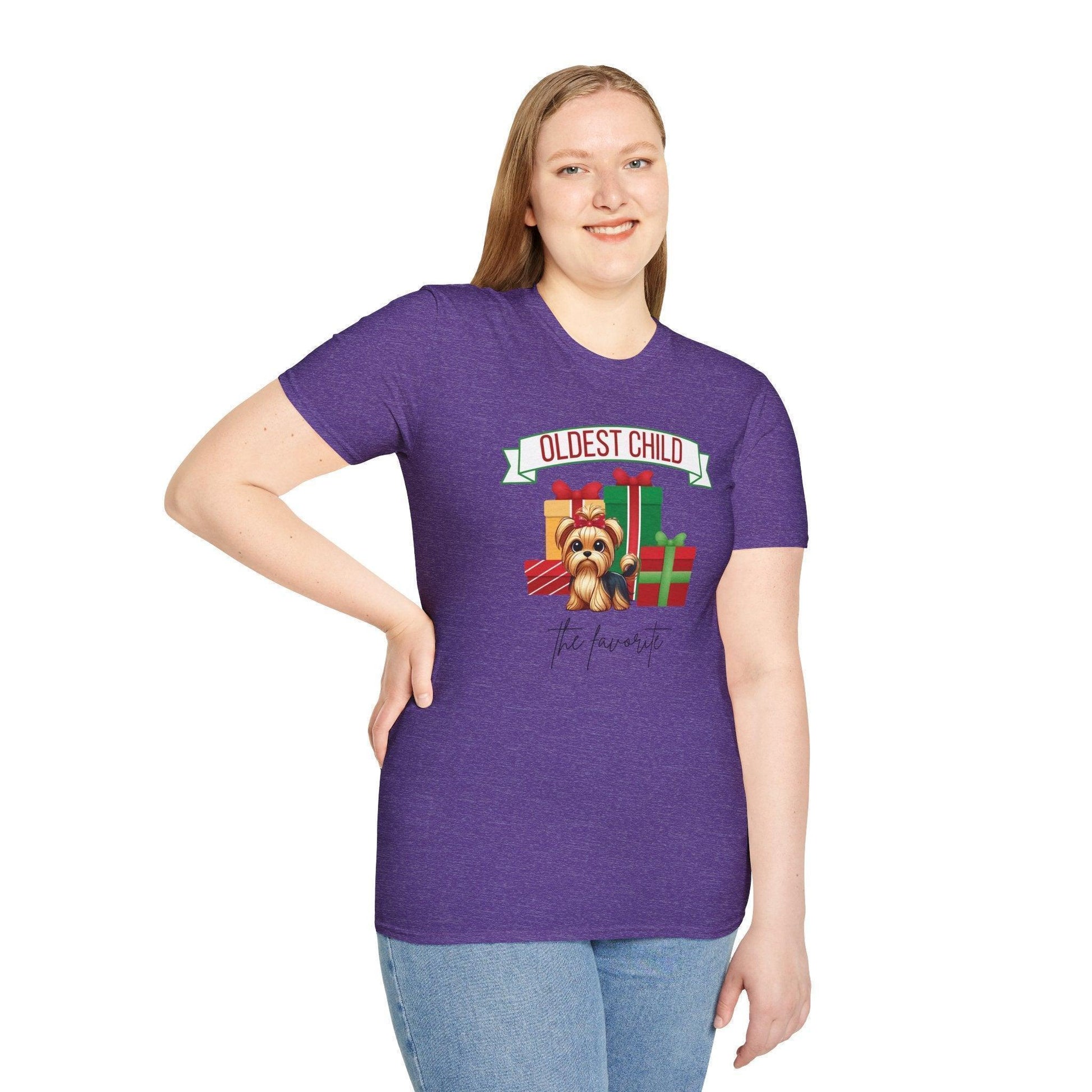 The Oldest Child, The Favorite 🎁🐶 Yorkie - Unisex Tee! 🎁👑 - Whippie's