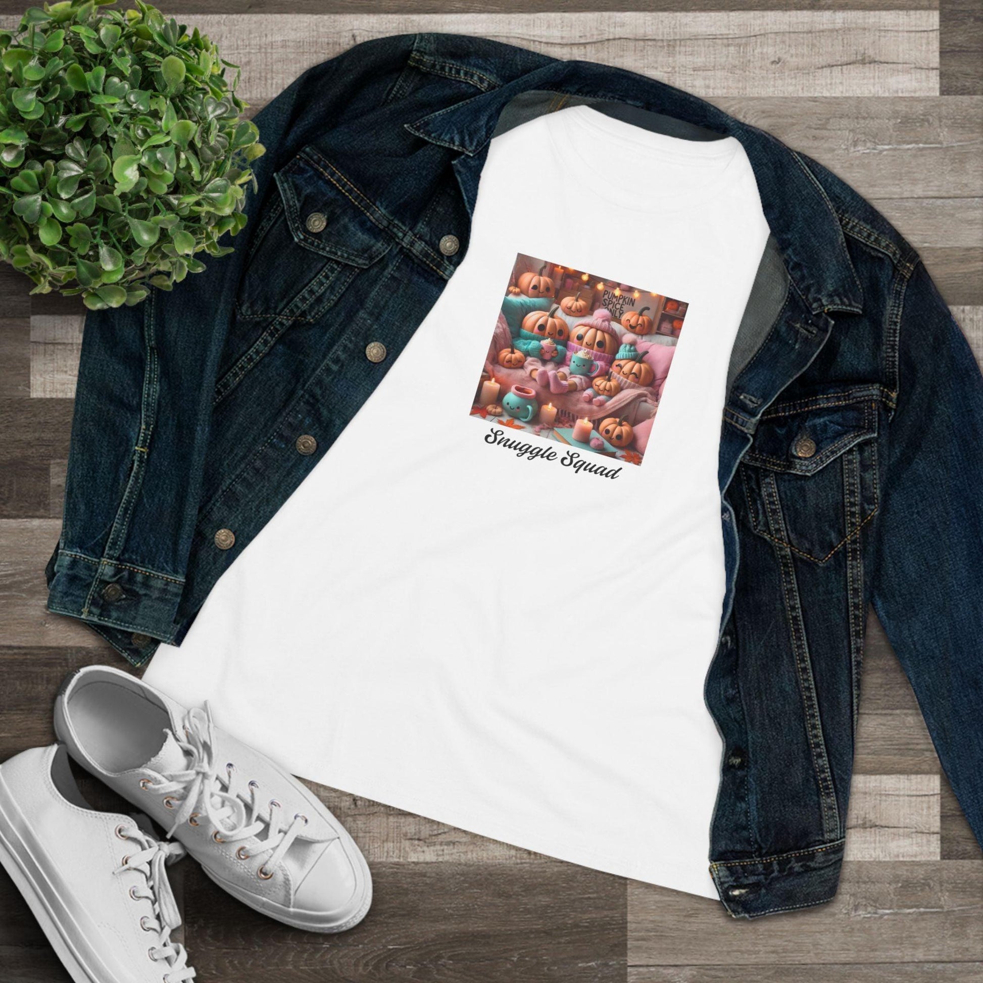 Pumpkin Snuggle Squad - Women's Softstyle Tee - Whippie's