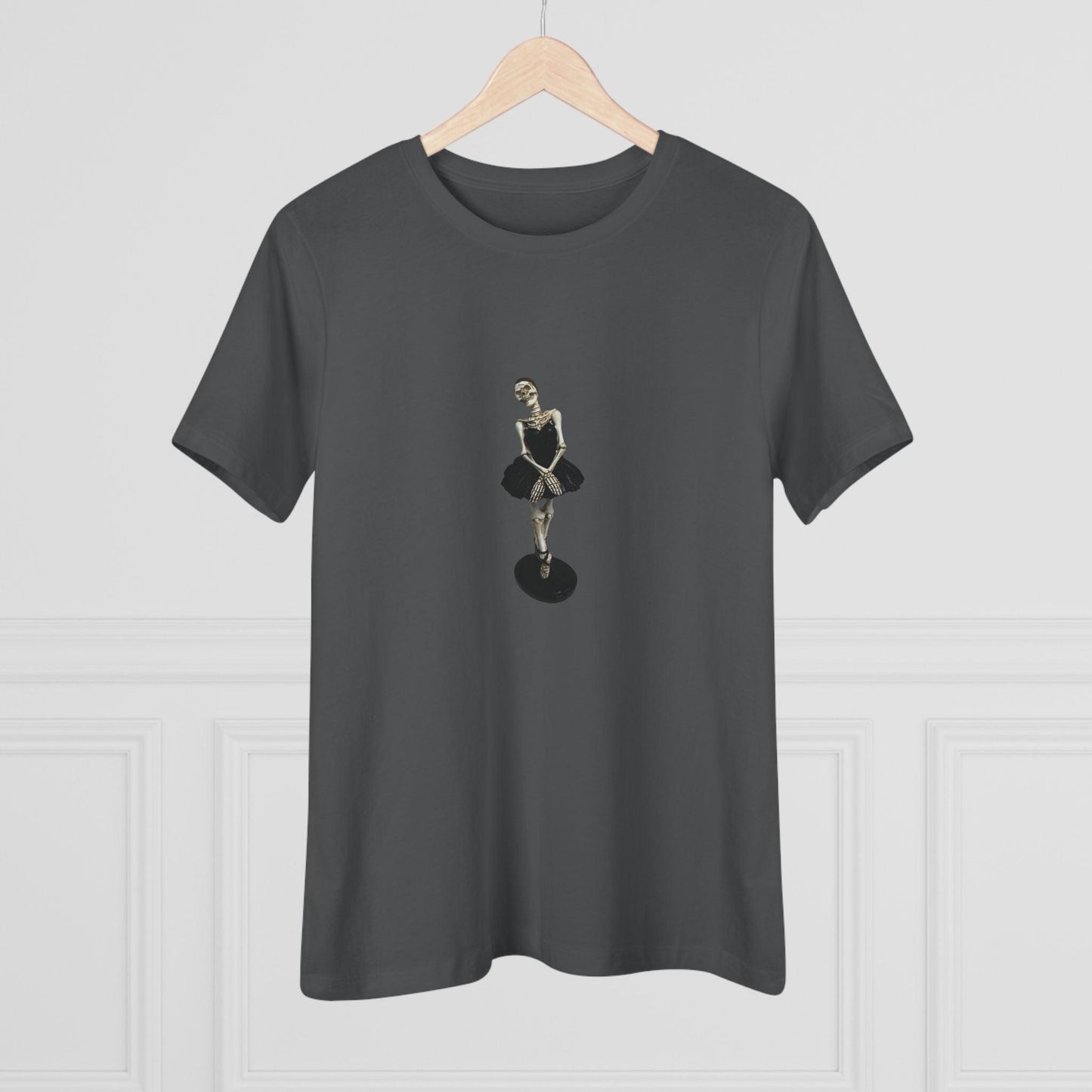 Ballerina Bones - Spooktacularly Stylish! ☠️🩰 - Women's Softstyle Tee - Whippie's