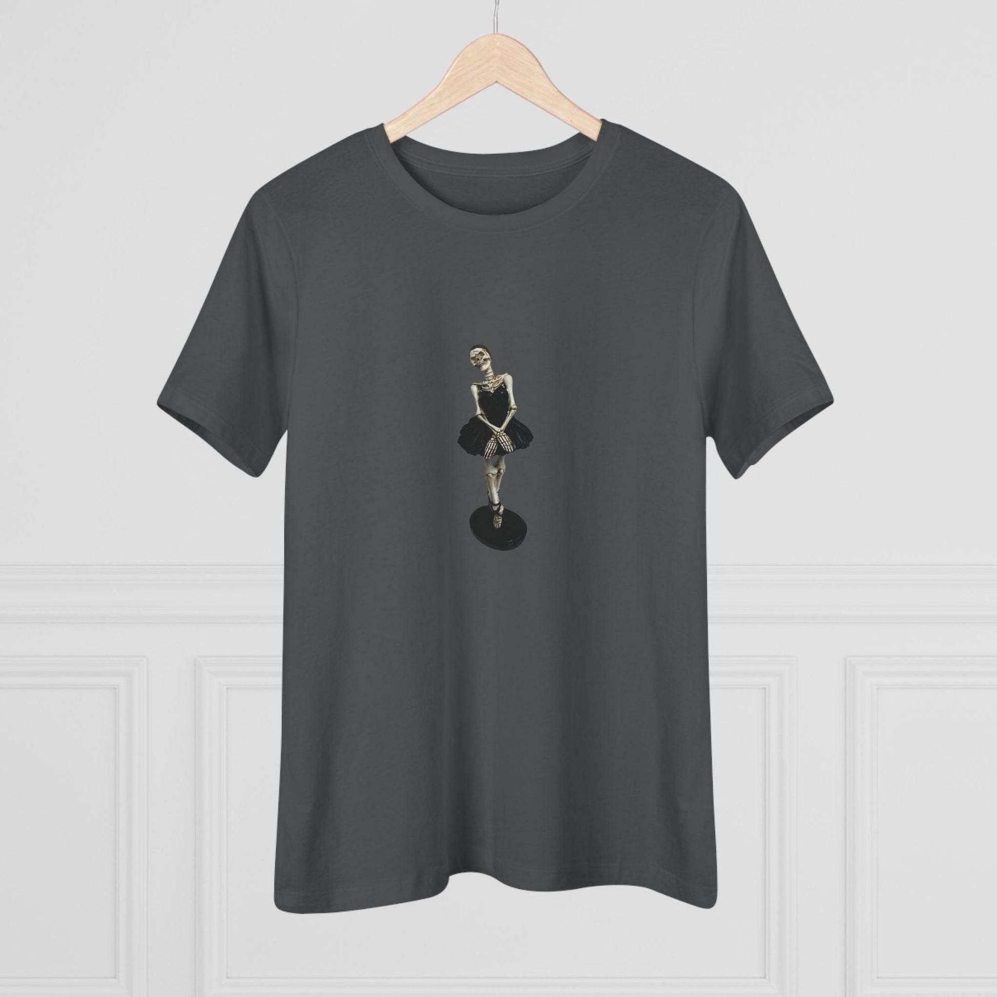 Ballerina Bones - Spooktacularly Stylish! ☠️🩰 - Women's Softstyle Tee - Whippie's