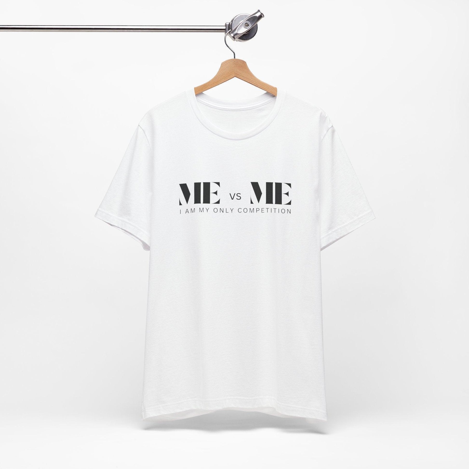 🔥 ME vs ME, I am my Only Competition 💪 Unisex Jersey Tee ✨ Challenge yourself, conquer your goals! - Whippie's