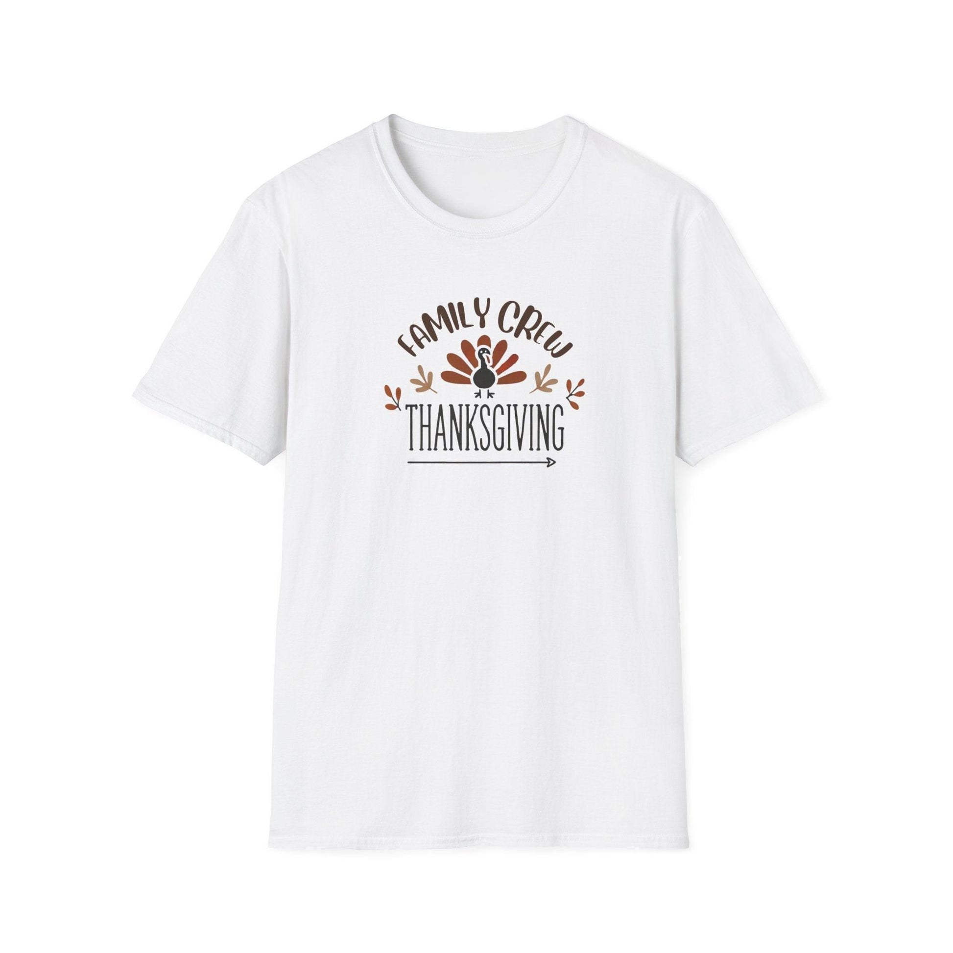 Thanksgiving Family Crew - Gobble 'Til You Wobble with Your Favorite Crew! 🦃🍁 Unisex T-Shirt - Whippie's