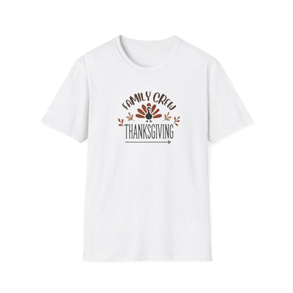 Thanksgiving Family Crew - Gobble 'Til You Wobble with Your Favorite Crew! 🦃🍁 Unisex T-Shirt - Whippie's