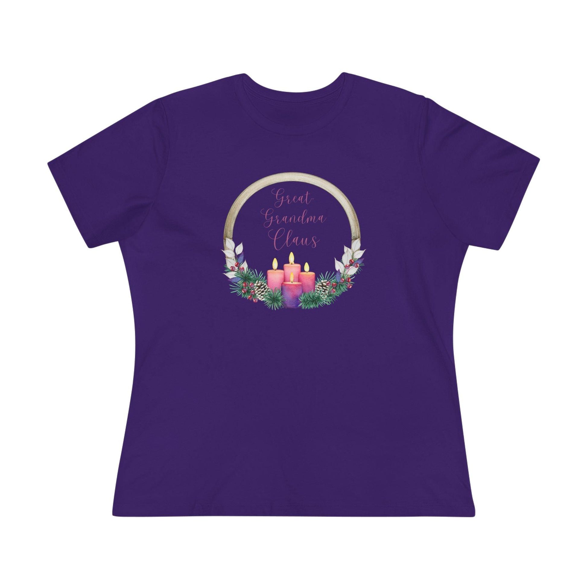 🕯️ Great Grandma Claus 👵🏼✨🎄 - Women's Softstyle Tee - Whippie's