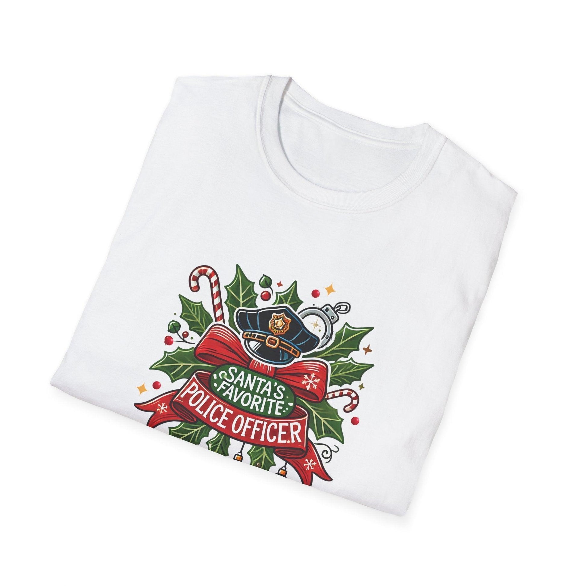 Santa's Favorite School Police Officer Unisex Tee 👮🎅 - Whippie's