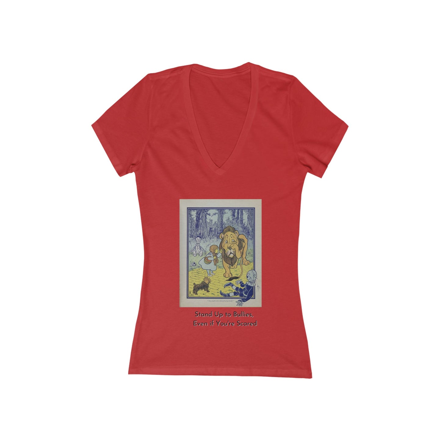 Wizard of Oz Tee - Stand Up to Bullies Women's Deep V-Neck Tee
