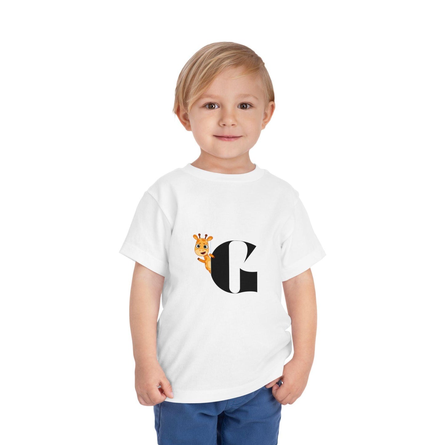 Alphabet Adventures: Letter G - Giraffe Toddler T-shirt - Whippie's