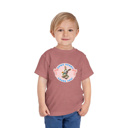 Some Bunny Loves You Toddler T-Shirt - Easter Bunny Cuteness 🐰💖 - Whippie's