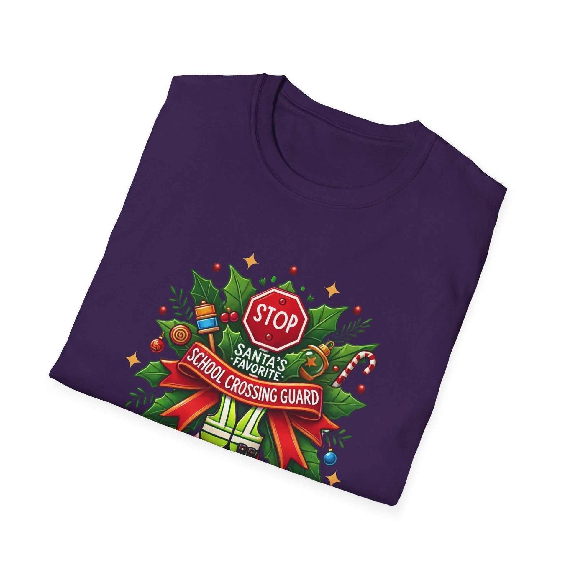 Santa's Favorite Crossing Guard Unisex Tee 🛑🎅 - Whippie's