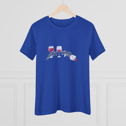Drink, Drank, Drunk - Christmas Edition - 'Tis the Season to be Tipsy! 🍷🎄 - Women's Softstyle Tee - Whippie's