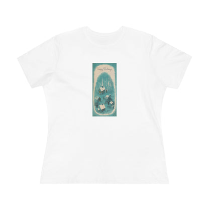Happy Holidays - Vintage Village - Women's Tee - Whippie's