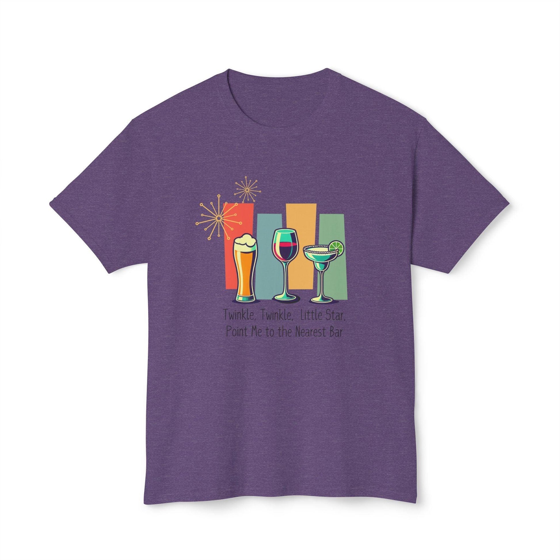 Twinkle, Twinkle, Little Star, Point Me to the Nearest Bar Unisex HD Cotton™ T-shirt - Whippie's