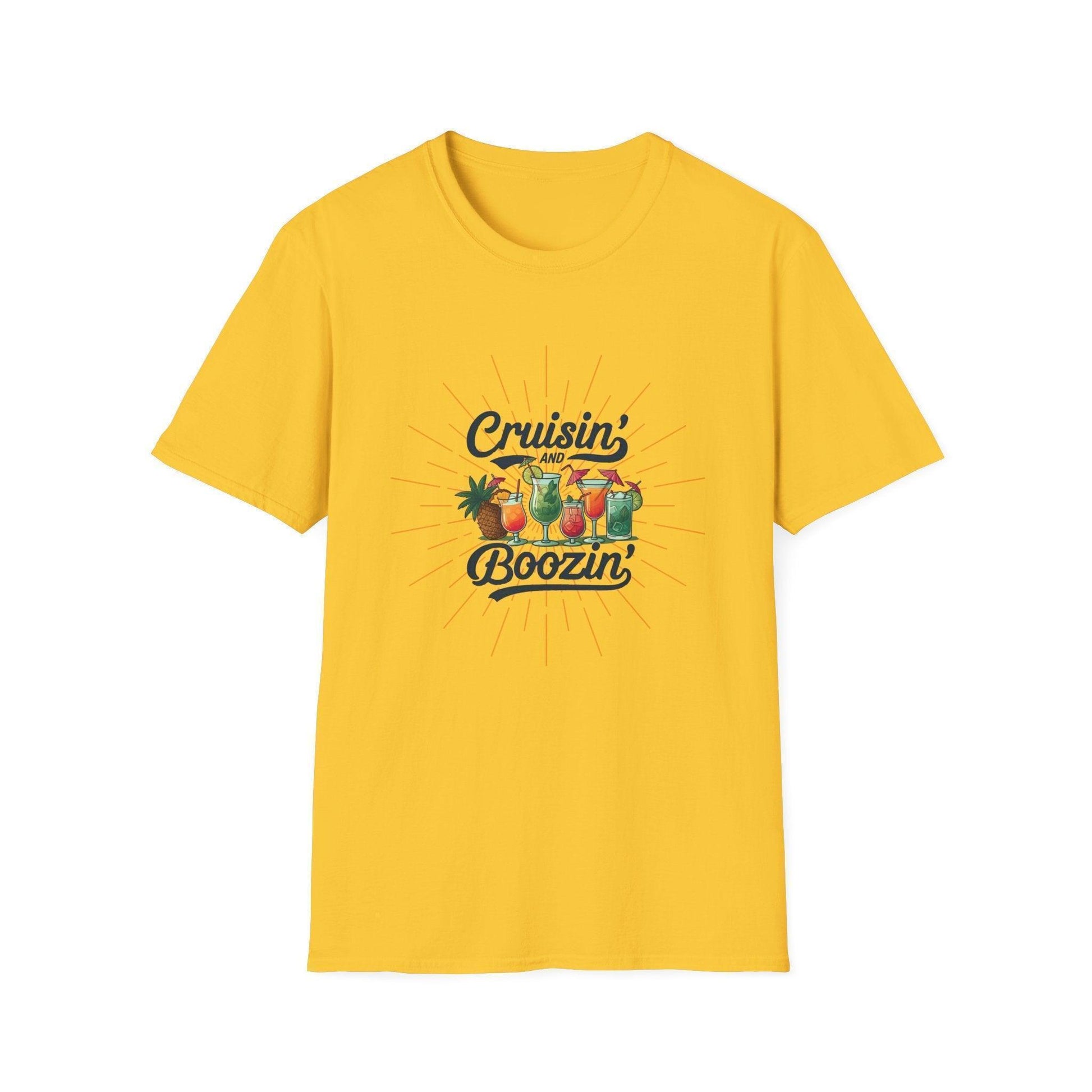 Cruisin' and Boozin Unisex Tee 🛳️🍹 - Whippie's