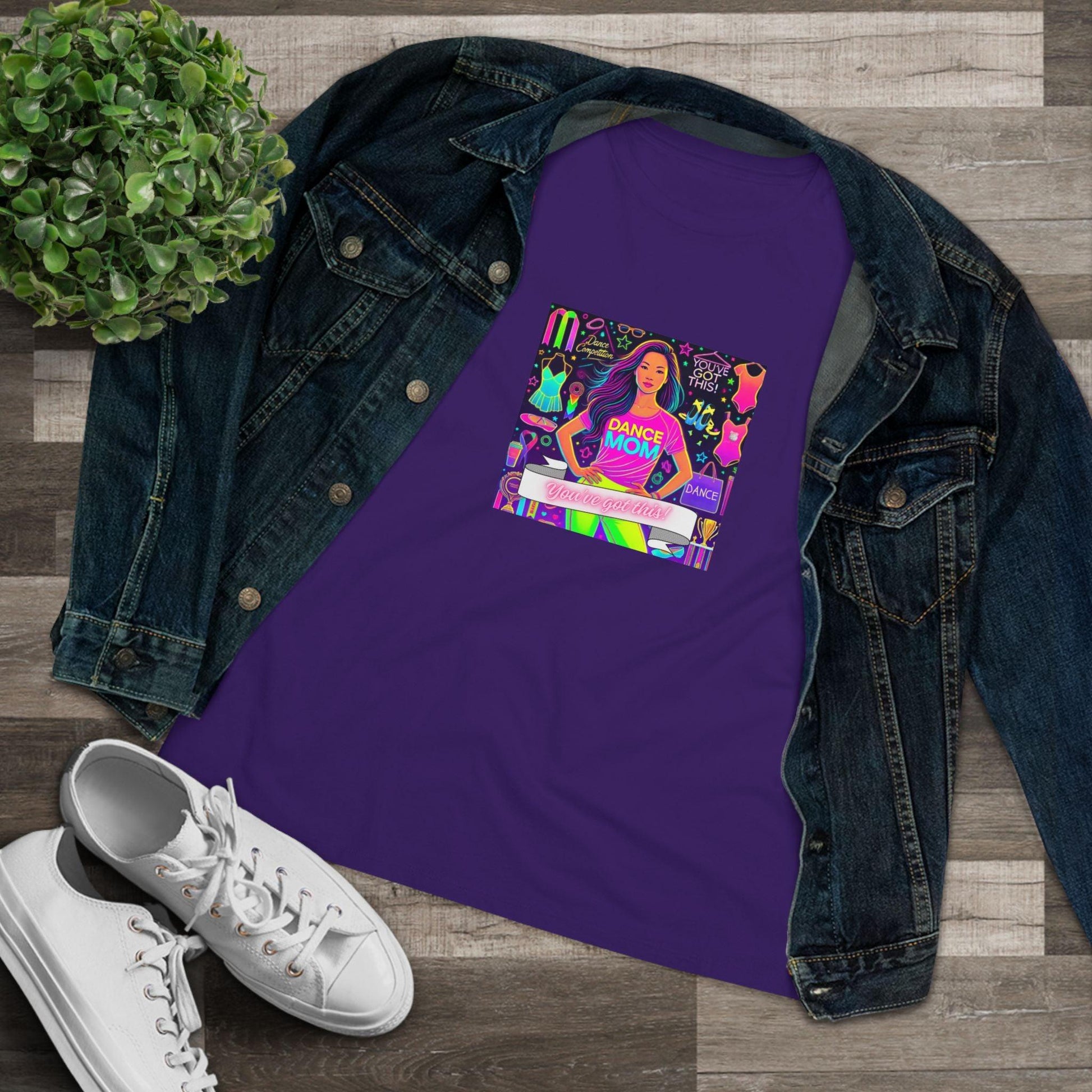 You've Got This! Dance Mom (Young Asian Mom) - A Sparkling Performance ⭐️- Women's Softstyle Tee - Whippie's