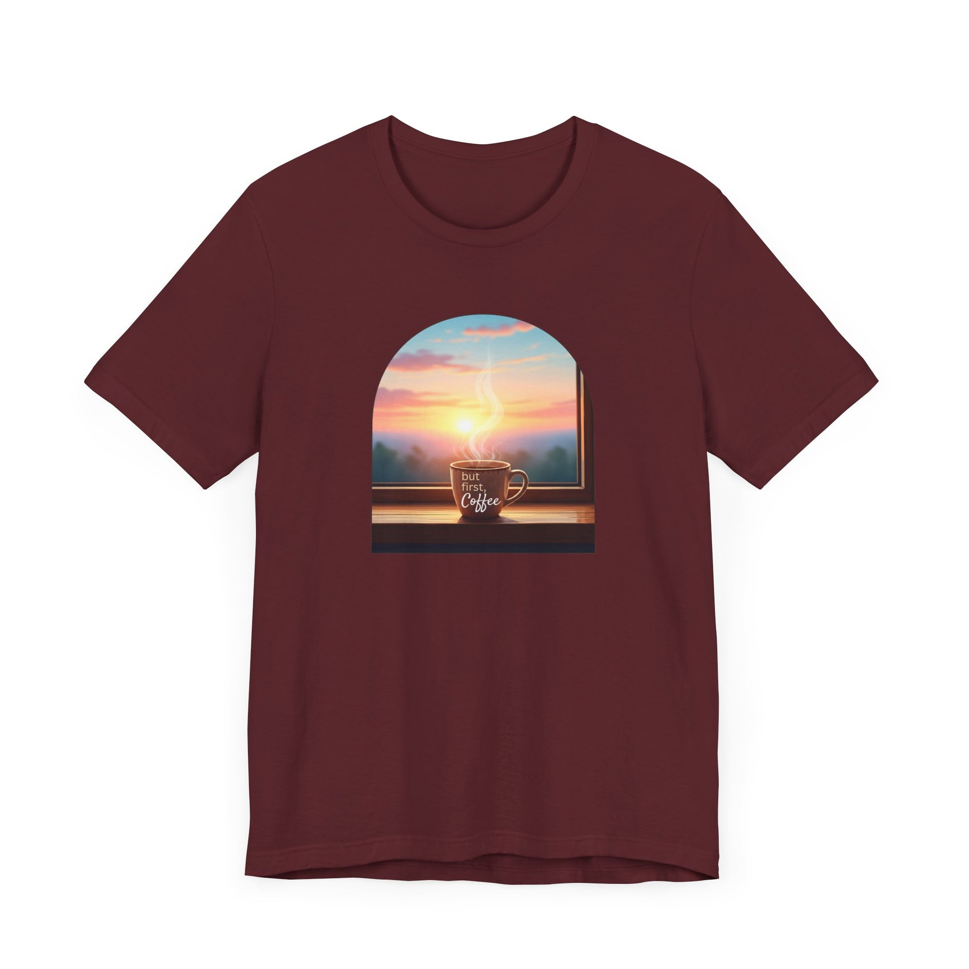 But First, Coffee - Unisex Jersey Tee - Whippie's