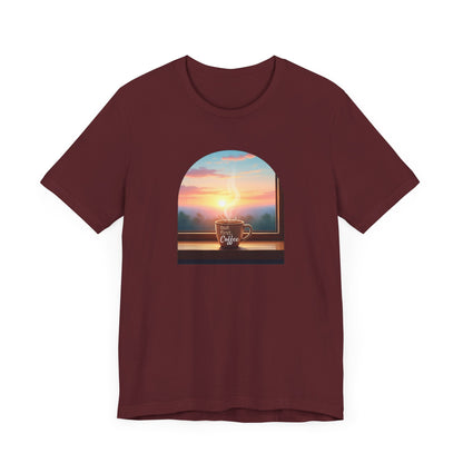 But First, Coffee - Unisex Jersey Tee - Whippie's