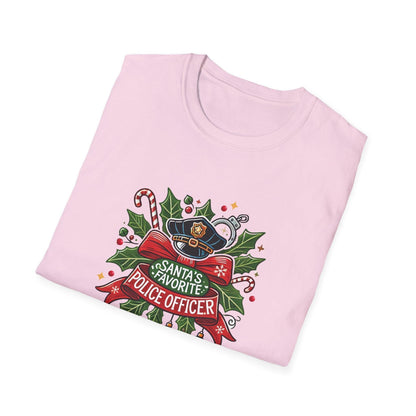 Santa's Favorite School Police Officer Unisex Tee 👮🎅 - Whippie's