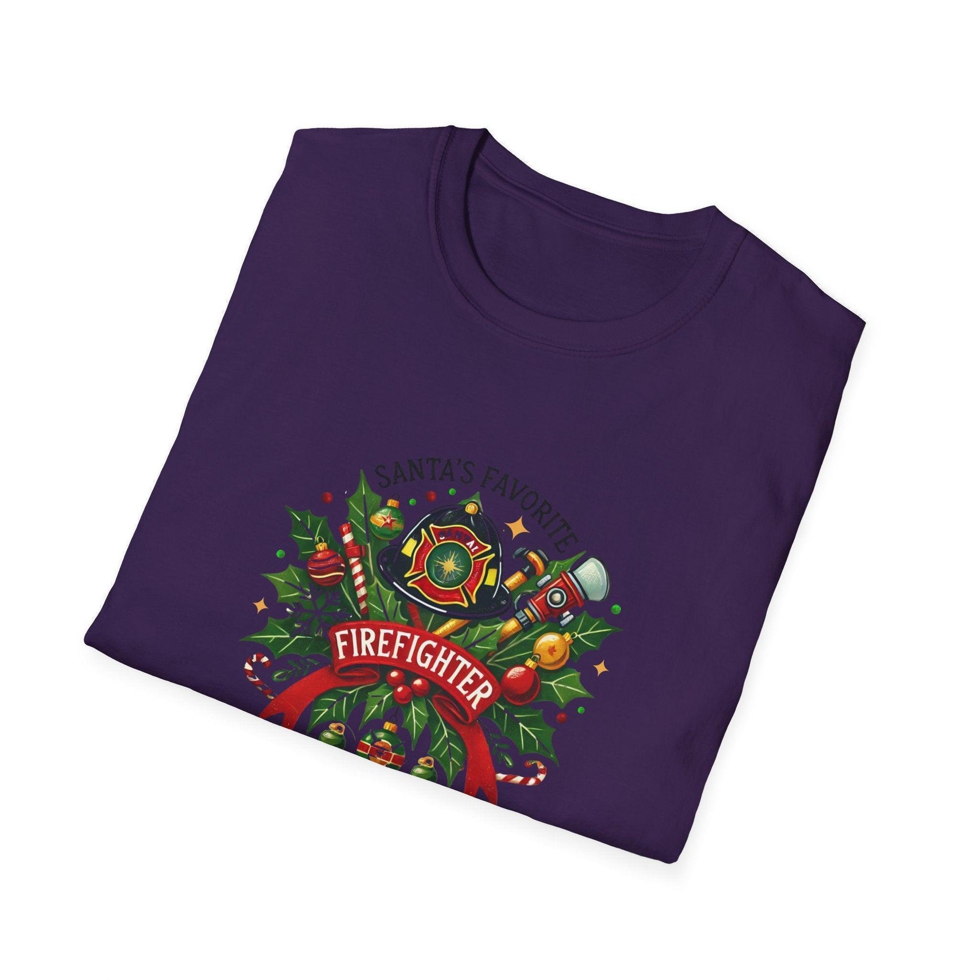 Santa's Favorite Firefighter Unisex Tee 🔥🎅 - Whippie's
