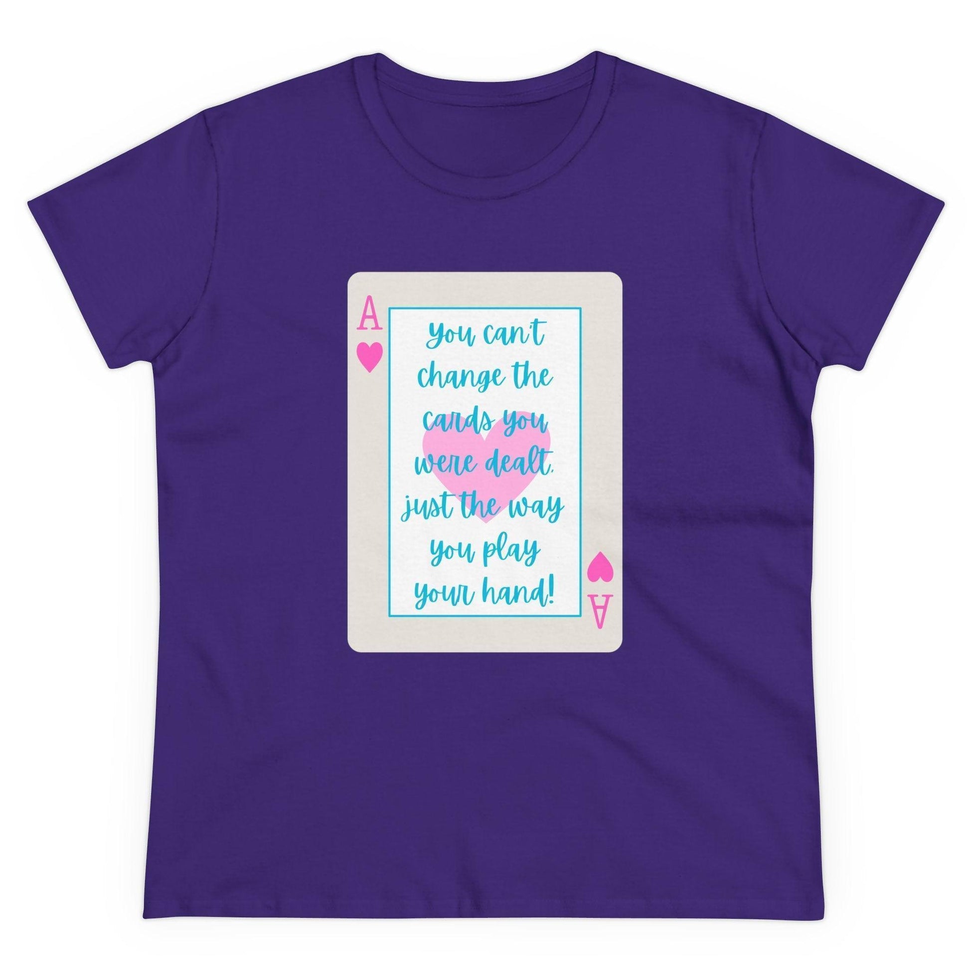 💖 Ace of Hearts 💪 Women's Tee ✨ Play your hand like a queen! 👑 - Whippie's