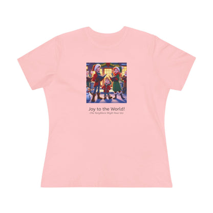 Joy to the World! (The Neighbors Might Hear Us) - Women's Tee - Whippie's
