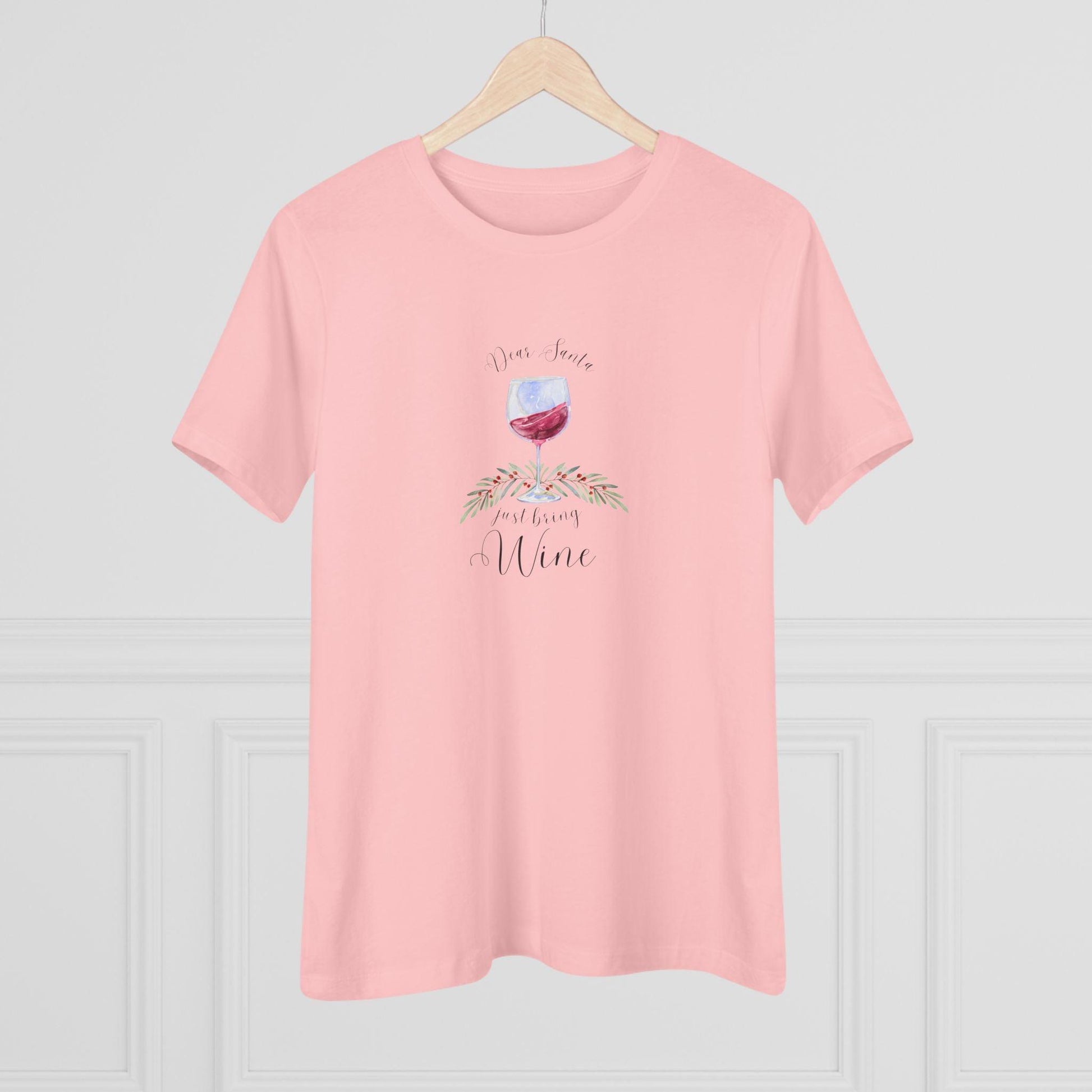 🍷💌 Dear Santa, Just Bring Wine 🎅🎄 - Women's Softstyle Tee - Whippie's