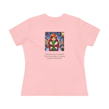 Caroler - Christmas Cheer - RH Girl - Women's Tee - Whippie's
