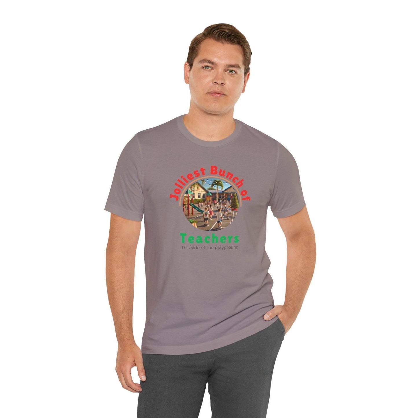🌴 Jolly Bunch of Teachers ☀️ Unisex Jersey Tee 🧑‍🏫 - Tropical Winter - Whippie's