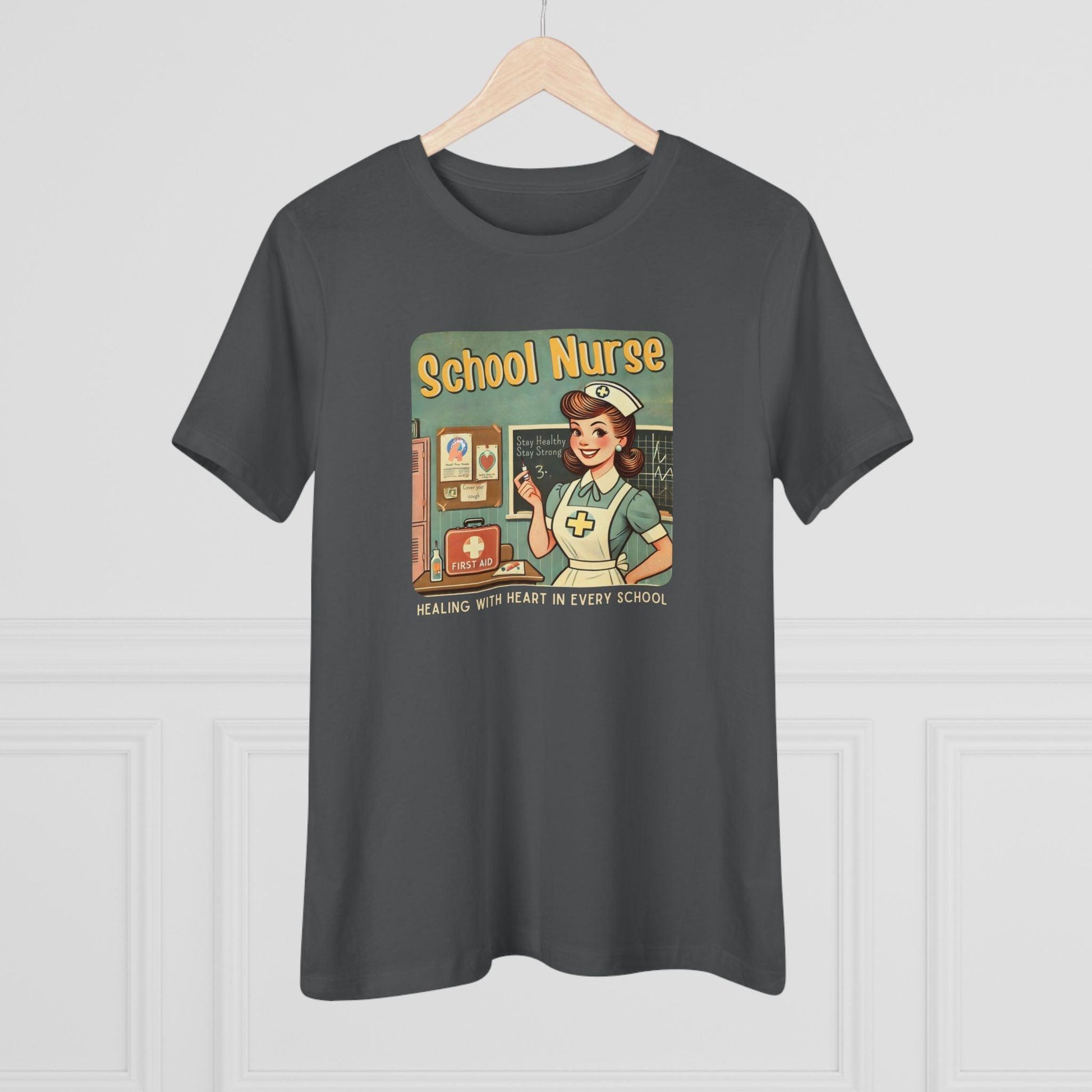 School Nurse Hero Tee - Healing with Heart in Every School 🩺❤️ - Whippie's