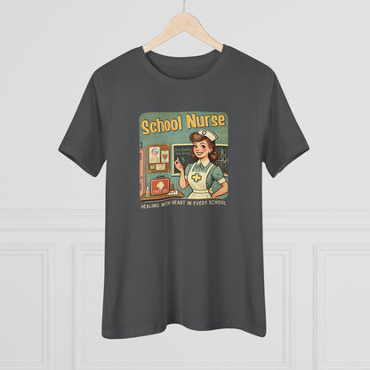 School Nurse Hero Tee - Healing with Heart in Every School 🩺❤️ - Whippie's
