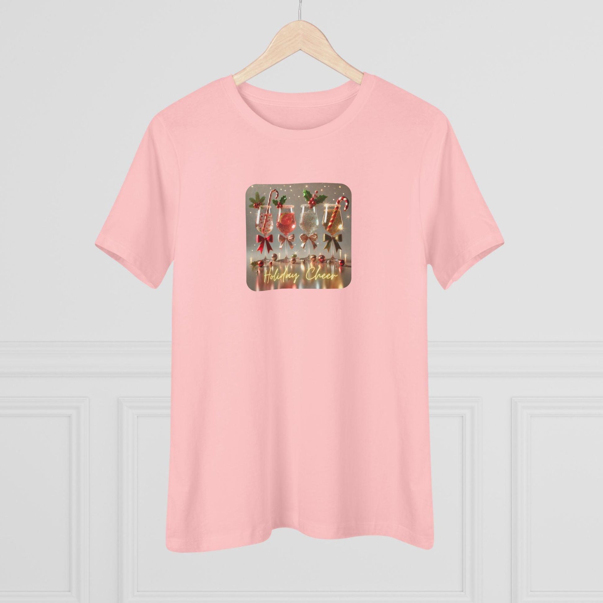 Holiday Cheer - Sip, Smile, Repeat 🥂🎄 - Women's Softstyle Tee - Whippie's