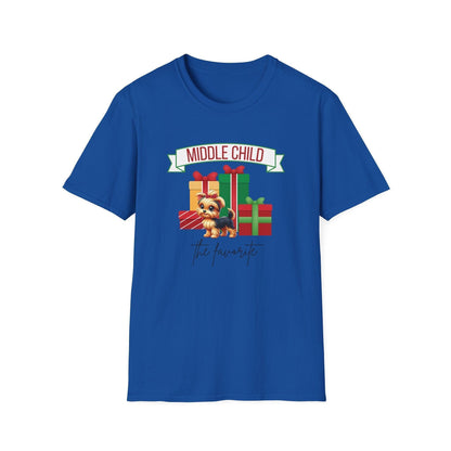 Middle Child, The Favorite 🎁🐶 Yorkie - Unisex Tee! 🎁👑 - Whippie's
