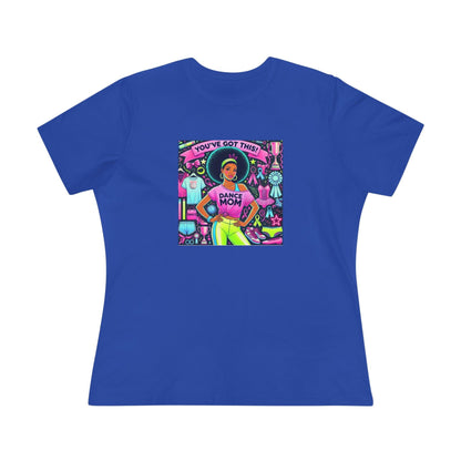 Dance Mom Magic (Young Black Mom) - A Colorful Celebration 🌈 - Women's Softstyle Tee - Whippie's