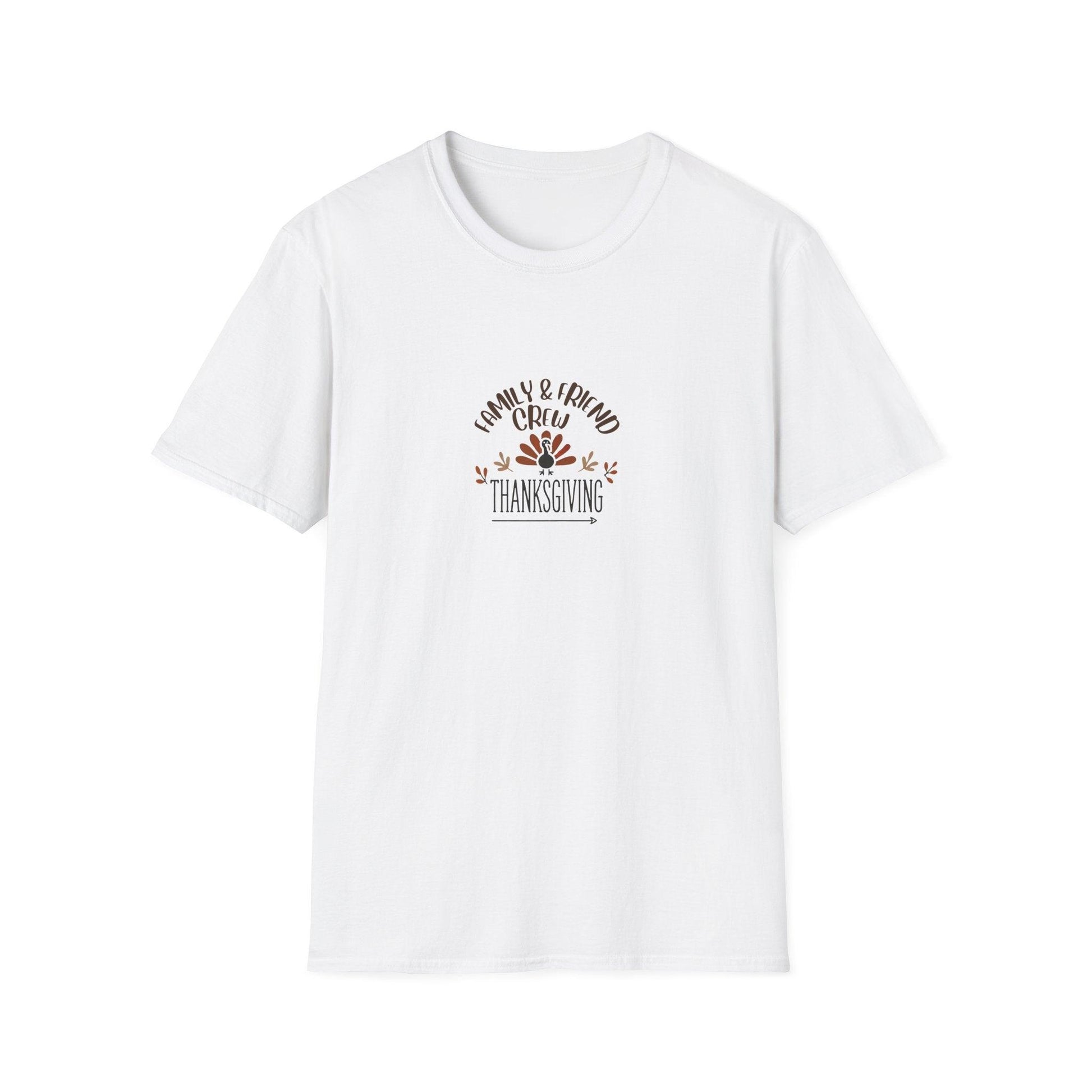 Thanksgiving Family & Friends Crew - Gobble 'Til You Wobble with Your Favorite Crew! 🦃🍁 Unisex T-Shirt - Whippie's
