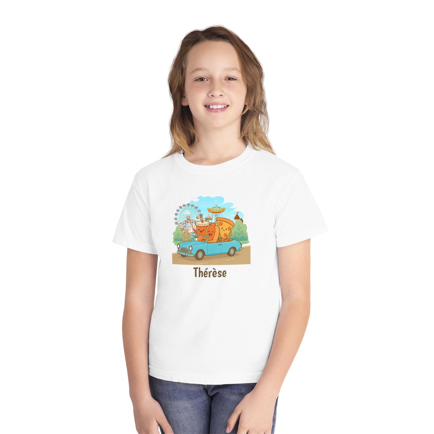 Fast Food Joyride Youth Tee - Fun & Whimsical Adventures! Personalizable