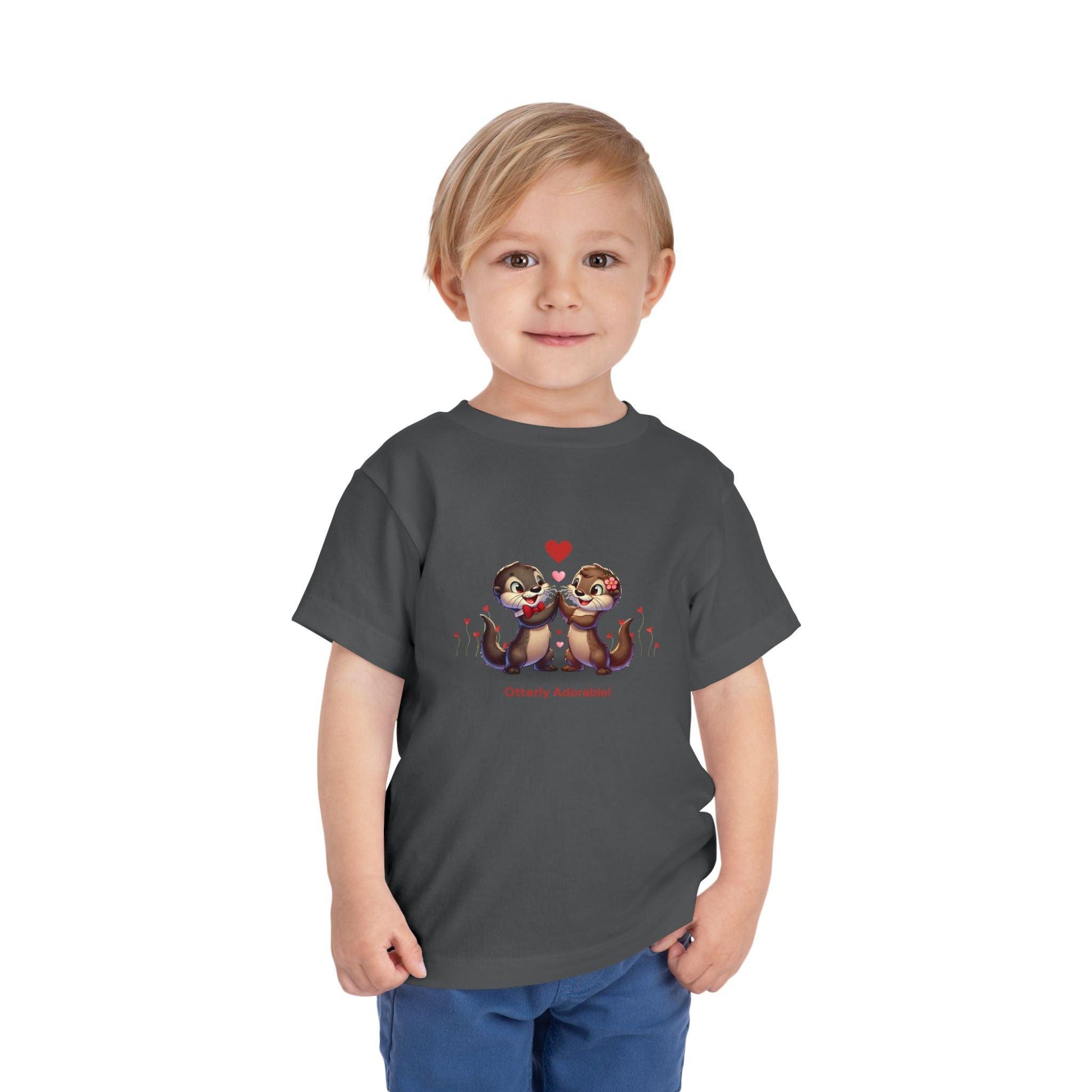 Otterly Adorable Toddler T-Shirt - Cuteness Overload! 💖🦦 - Whippie's