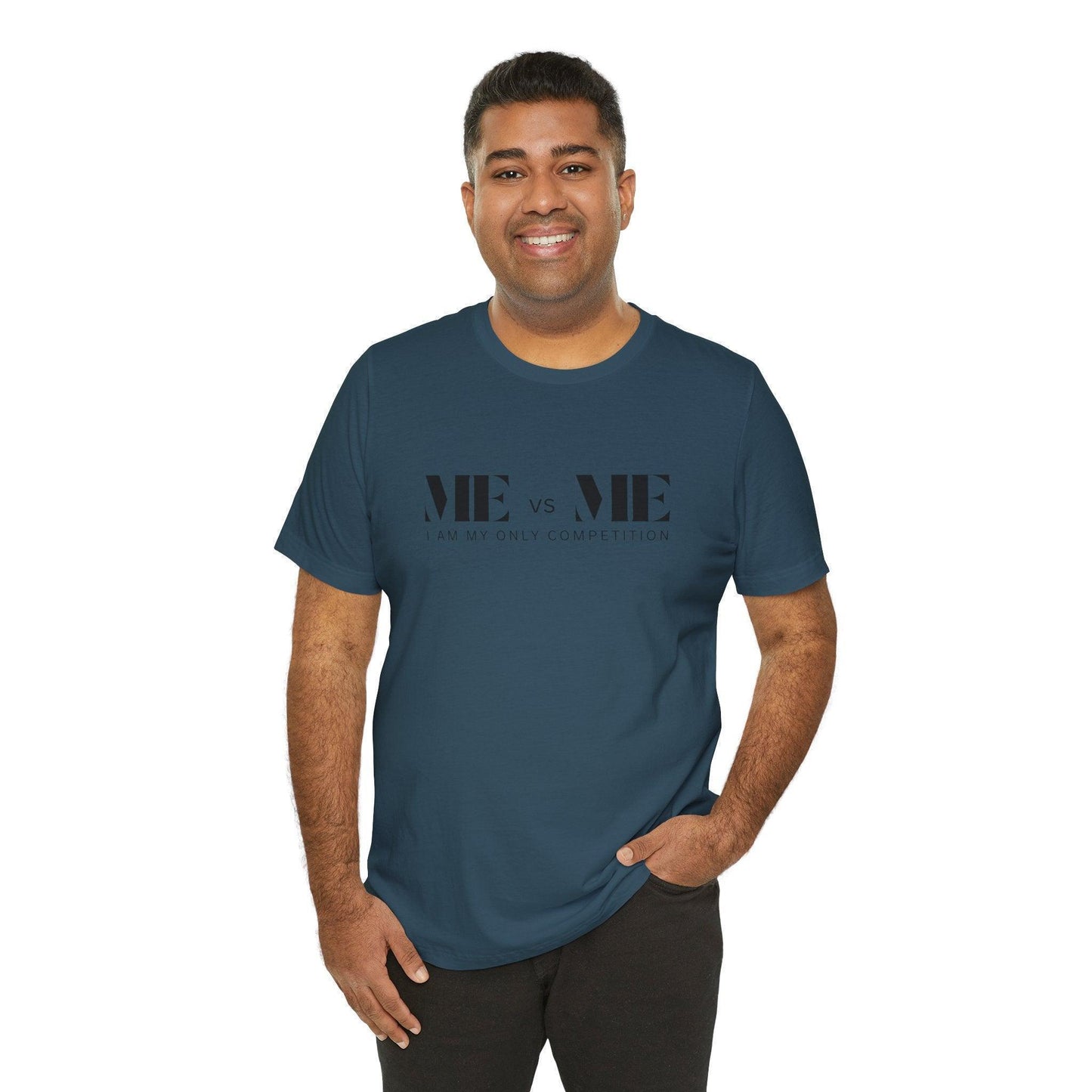 🔥 ME vs ME, I am my Only Competition 💪 Unisex Jersey Tee ✨ Challenge yourself, conquer your goals! - Whippie's