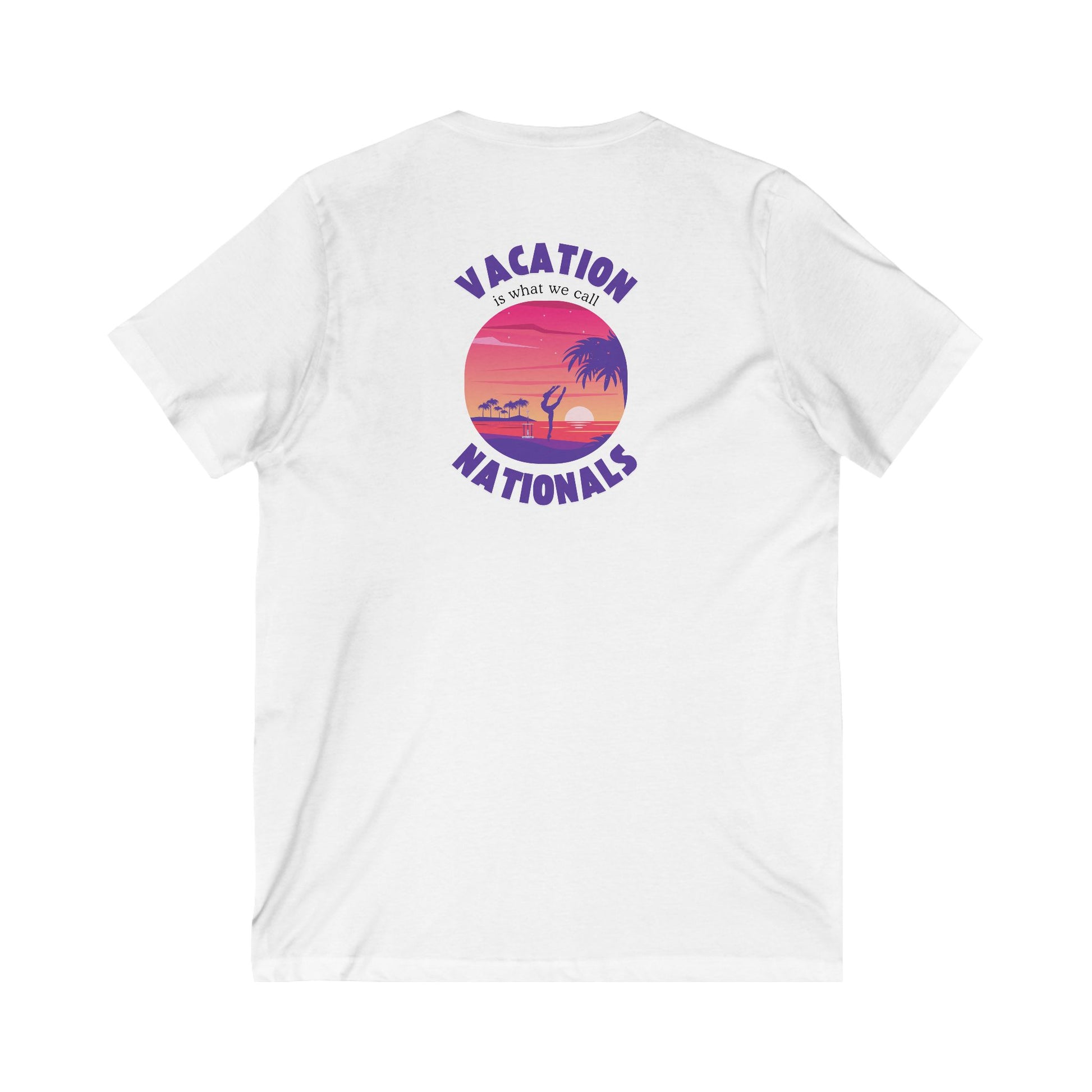 Our Vacation? It's Called Nationals! Unisex Tee - Personalizable - Whippie's