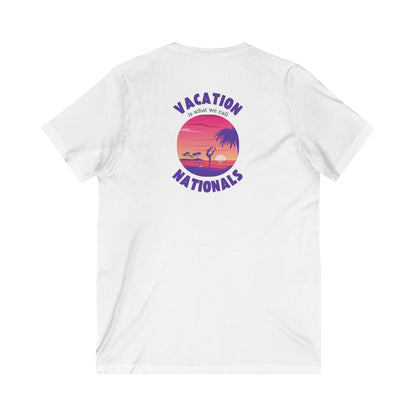 Our Vacation? It's Called Nationals! Unisex Tee - Personalizable - Whippie's
