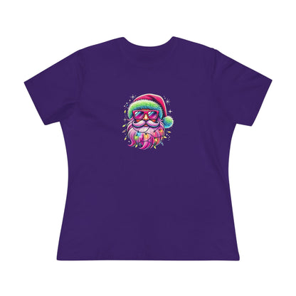 Shine Bright Like Santa! Merry and Bright! 🎅🏻✨🌈 - Women's Softstyle Tee - Whippie's