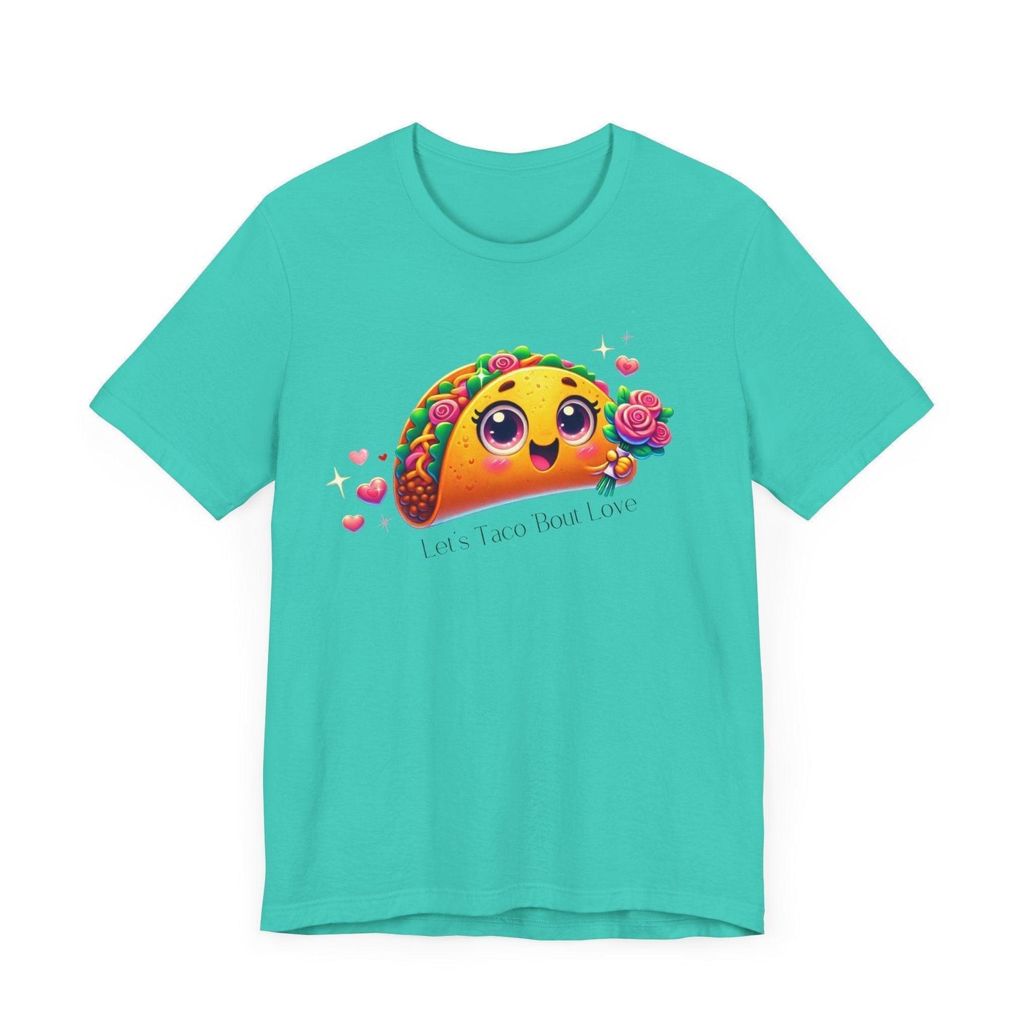 🌮 Let's Taco 'Bout Love 💖 Unisex Jersey Tee ✨ Spread the love this Valentine's Day! - Whippie's