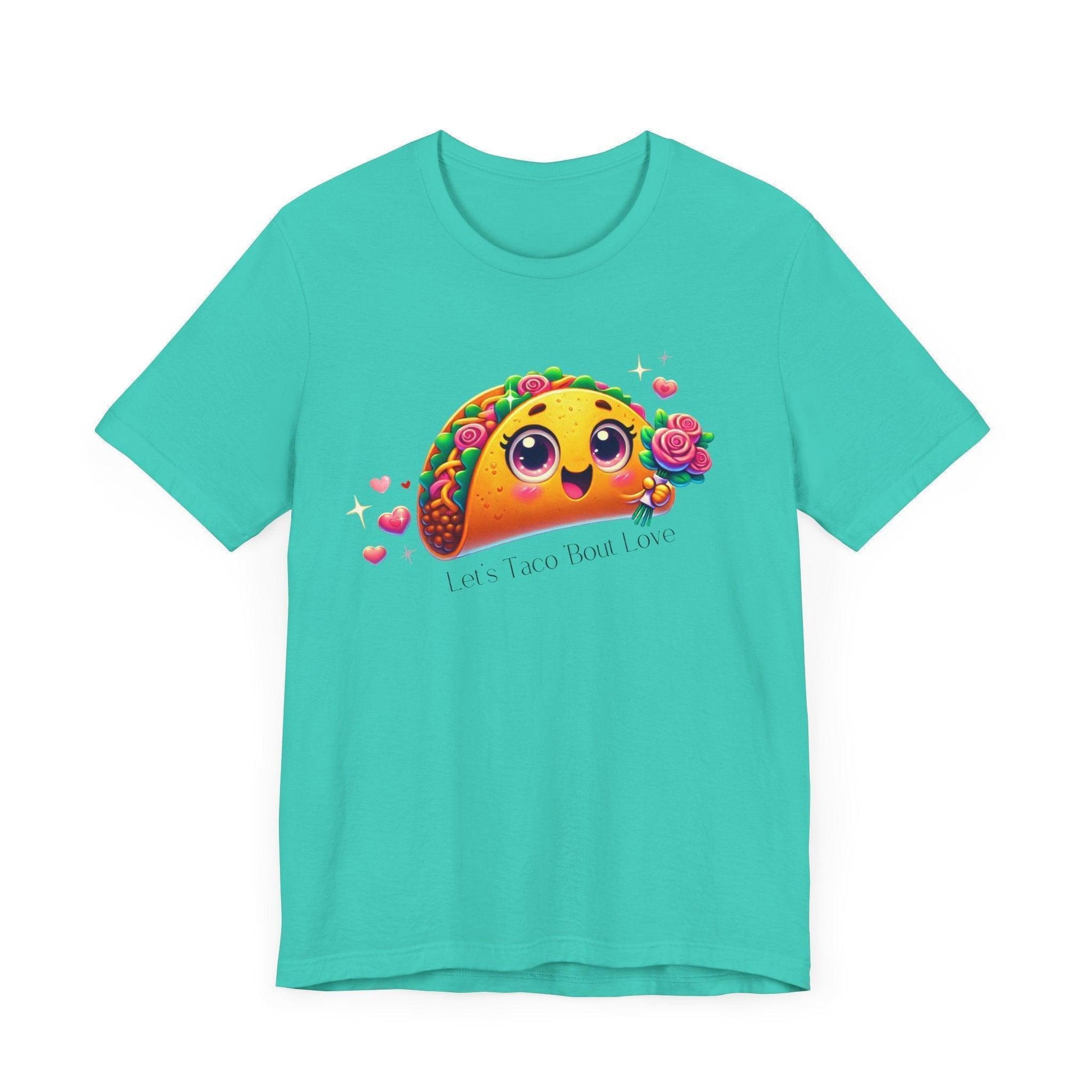🌮 Let's Taco 'Bout Love 💖 Unisex Jersey Tee ✨ Spread the love this Valentine's Day! - Whippie's