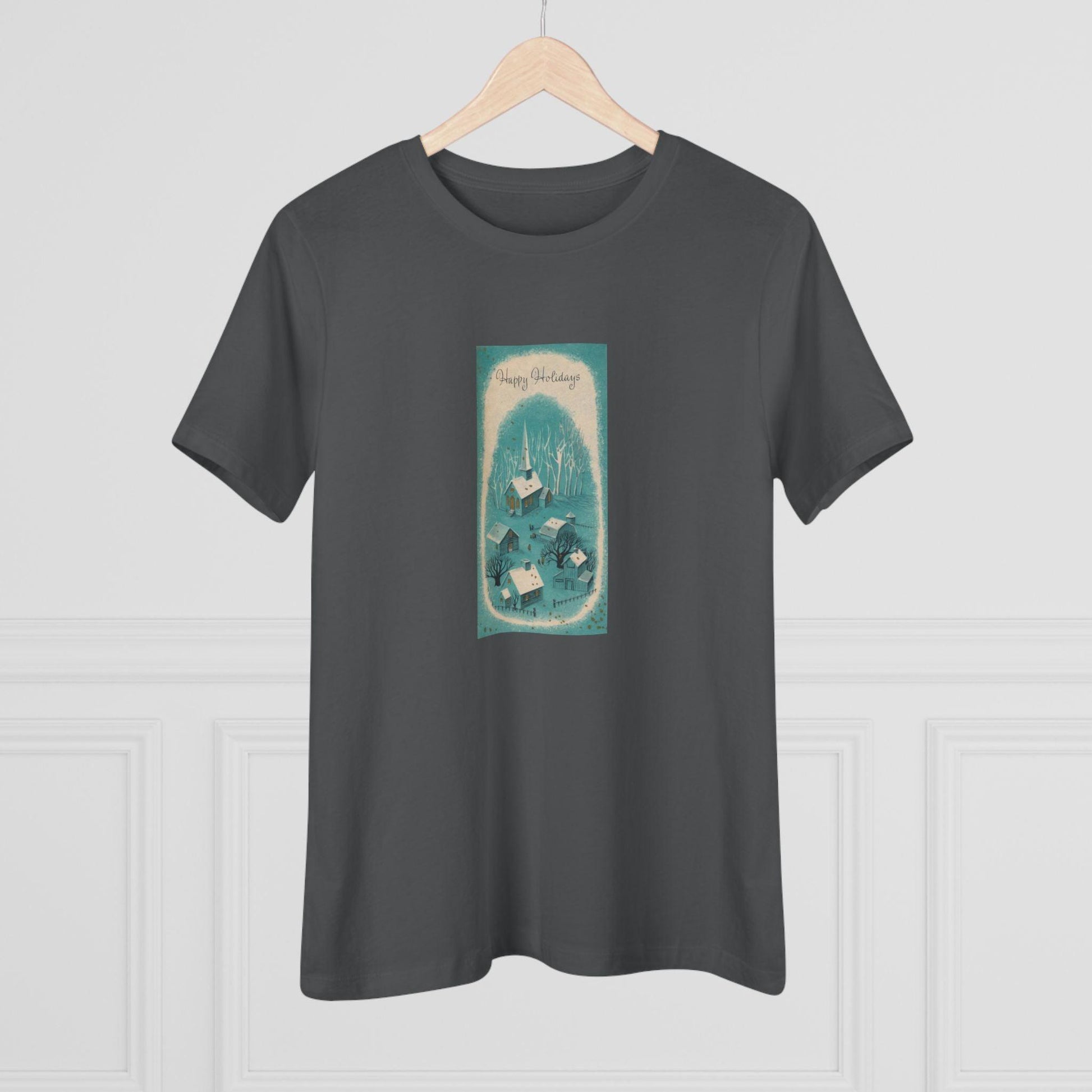 Happy Holidays - Vintage Village - Women's Tee - Whippie's
