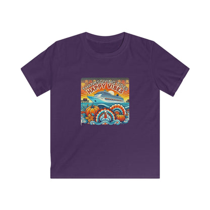 Thanksgiving Tides, Happy Vibes - Women's Softstyle Tee - Whippie's