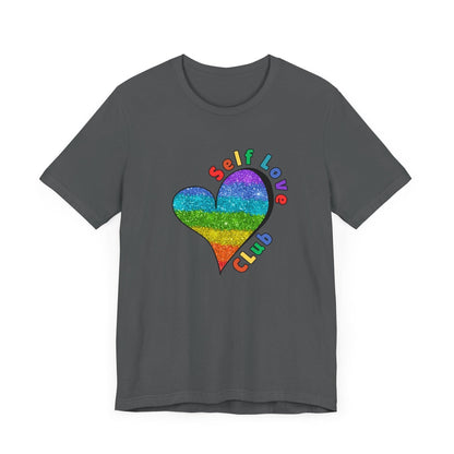 ❤️‍🔥 Self Love Club 🌈 Unisex Tee ✨ Join the club, love yourself! - Whippie's