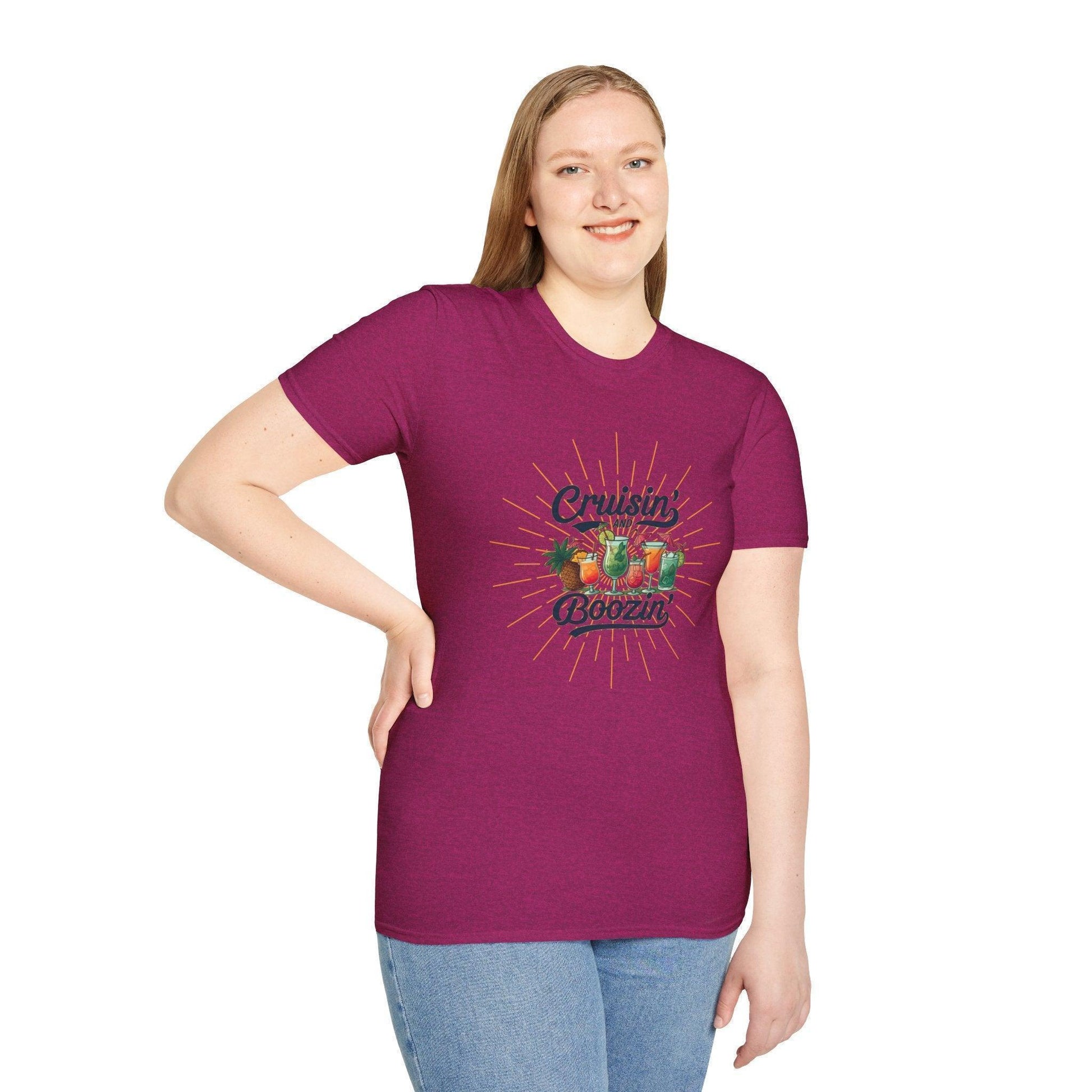 Cruisin' and Boozin Unisex Tee 🛳️🍹 - Whippie's