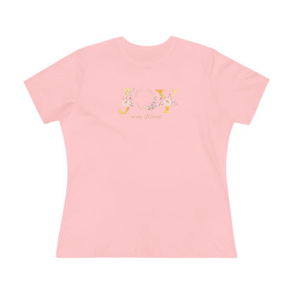 JOY to the World Women's Softstyle T-Shirt 🎄🌎💐 ✨ - Whippie's