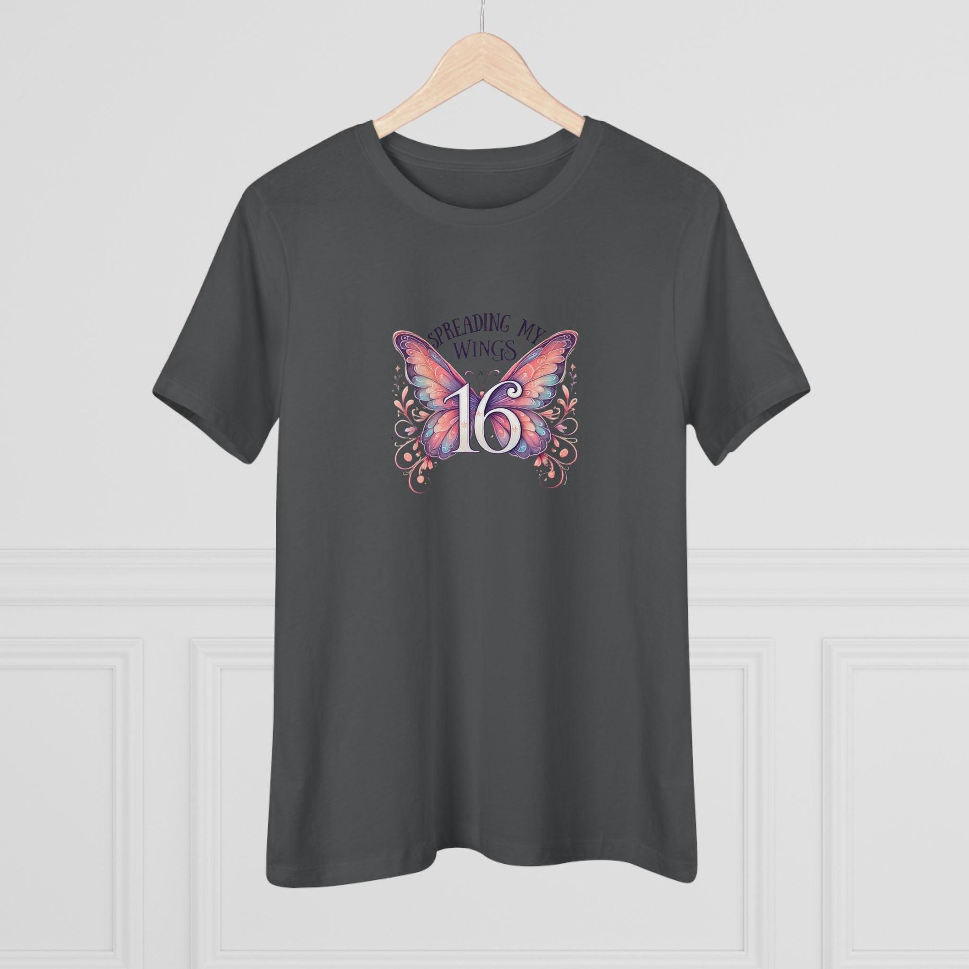 Spread My Wings at 16 - Soaring into a New Chapter 🦋 - Women's Softstyle Tee - Whippie's