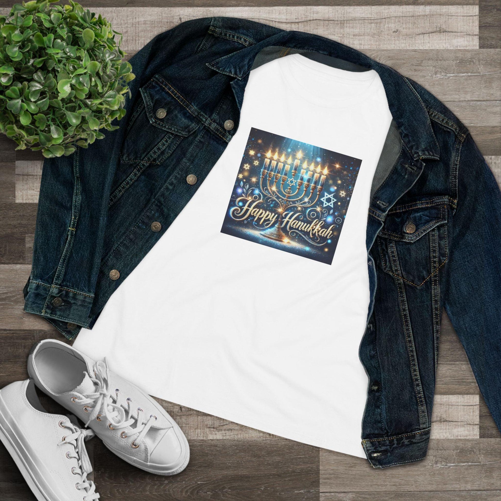 Happy Hanukkah - Women's Tee - Whippie's