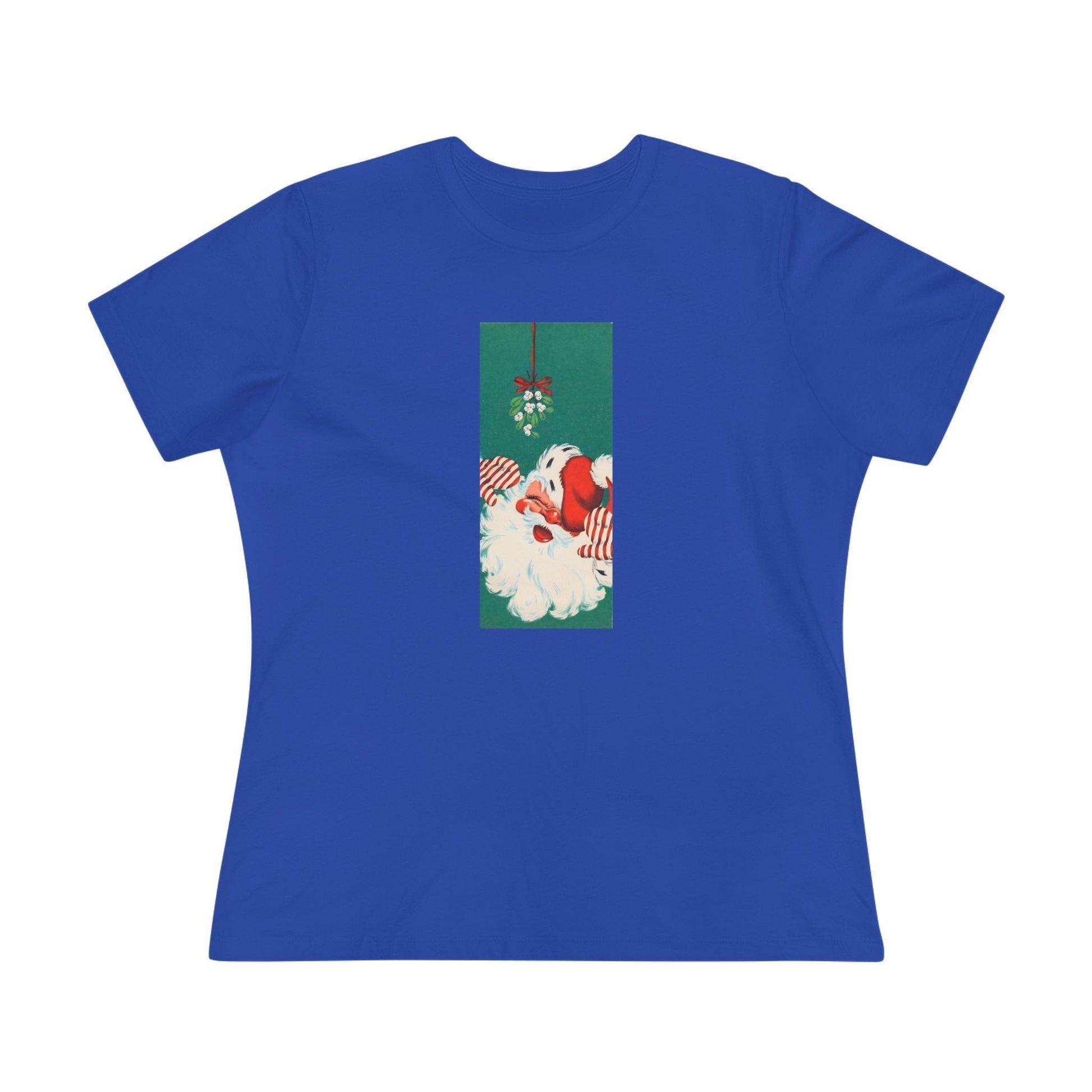 Santa Mistletoe Kisses - Women's Tee - Whippie's