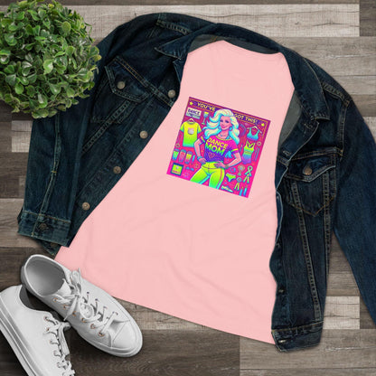 Dance Mom Magic (White Hair) - A Colorful Celebration 🌈 - Women's Softstyle Tee - Whippie's